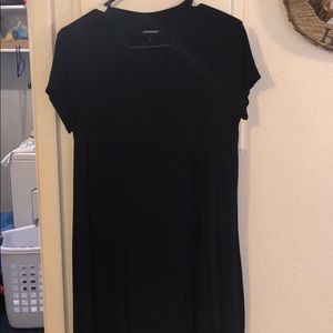 Black dress with chest cut out